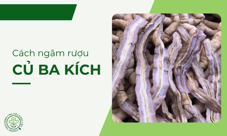 Cách làm củ ba kích ngâm rượu 1