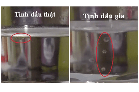 4. Nhỏ tinh dầu Sả chanh vào cốc nước 1 4. Nhỏ tinh dầu Sả chanh vào cốc nước 1