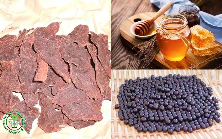 1. Uống bột hà thủ ô hòa mật ong 1 1. Uống bột hà thủ ô hòa mật ong 1