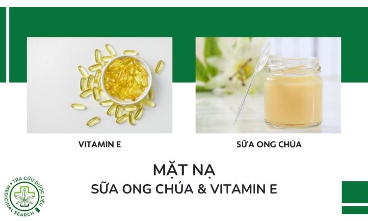 Mặt nạ sữa ong chúa, vitamin E tăng cường độ ẩm cho da 1