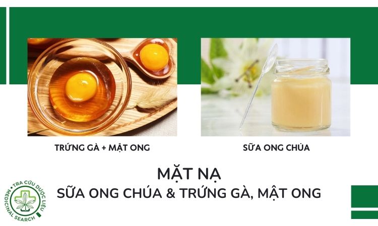 Mặt nạ sữa ong chúa, trứng gà giúp dưỡng ẩm làm mềm da 1