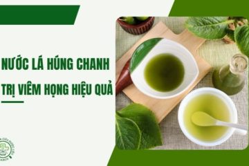 Cách làm nước lá húng chanh trị viêm họng đơn giản tại nhà