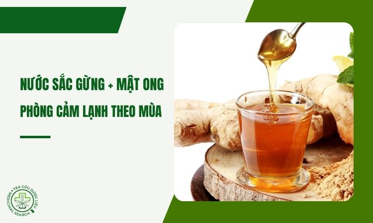 Hướng dẫn làm nước sắc gừng + mật ong phòng cảm lạnh theo mùa 1
